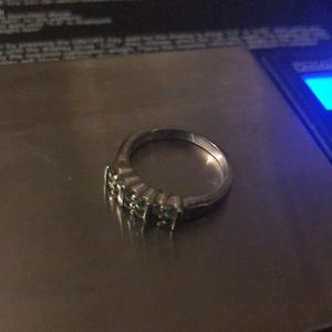 3for $15 Vintage green sterling ring
